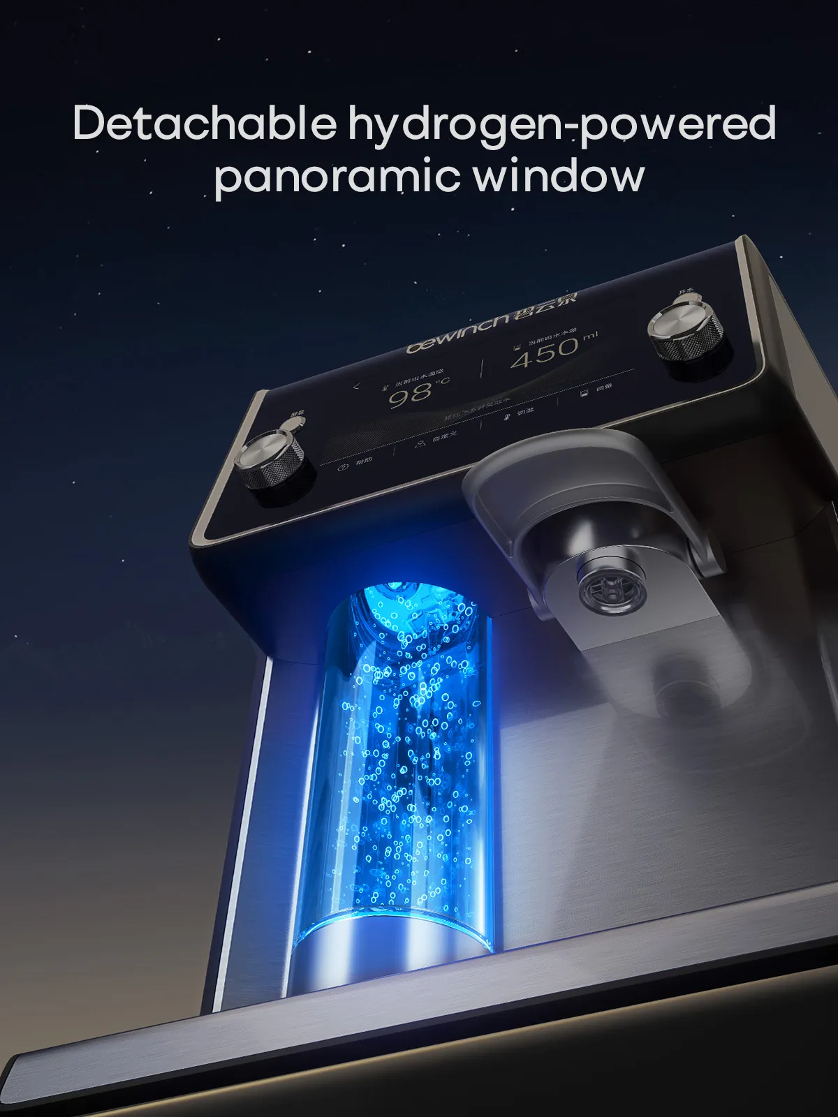 Bewinch N9 Hydrogen Water Purifier, Desktop Home All-in-one Instant Hot Direct Drinking Dispenser with Auto Hydrogen Production and Smart Tea Bar - Epcleanlux